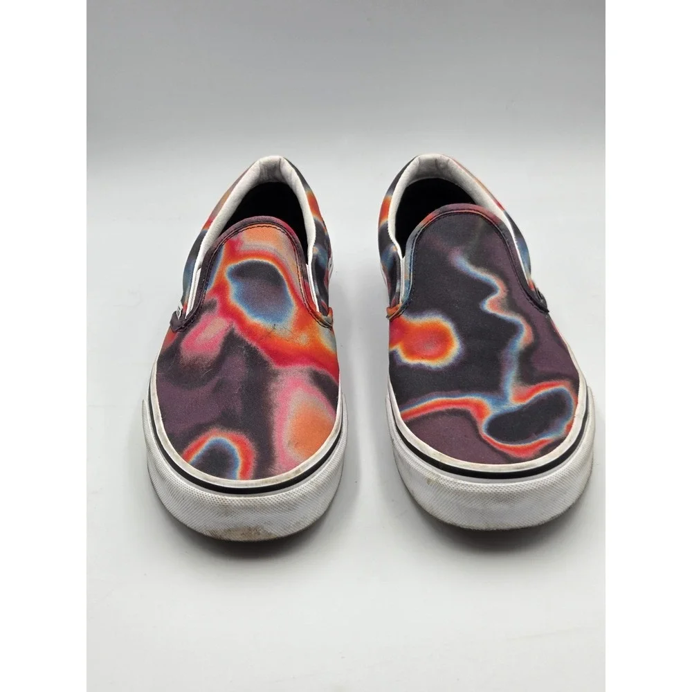 VANS Dark Aura Psychedelic Swirl Unisex Slip-On Sneakers Size Mens 10 Women's 11